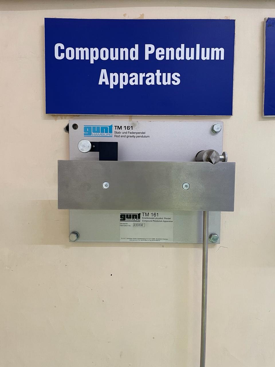 Compund pendulum